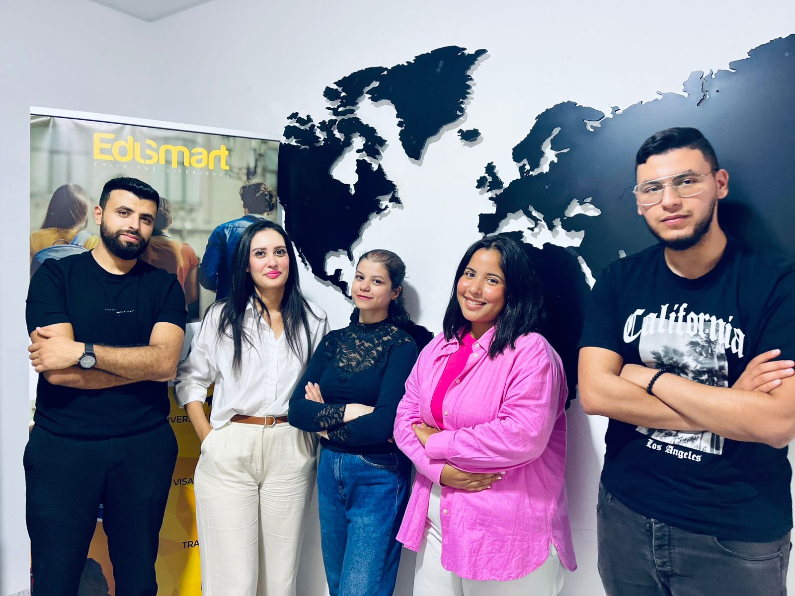 Professional team collaborating in office